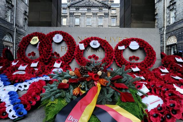 Buskers are being asked to tone it down at the memorial area. Picture: Lisa Ferguson