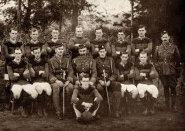 The McCrae's Battalion footballers pictured in 1915. Picture: comp