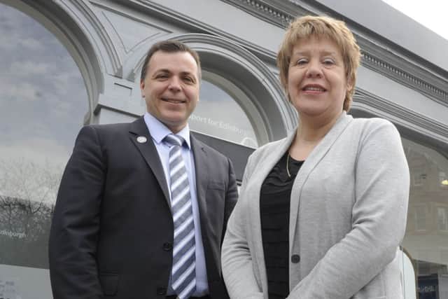 Councillor Lesley Hinds and Ian Craig will now work together. Picture: Esme Allen