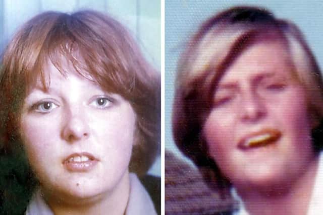 Christine Eadie and Helen Scott, the two teenagers found murdered in 1977. Pic: comp