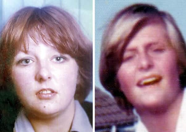 Christine Eadie and Helen Scott, the two teenagers found murdered in 1977. Pic: comp