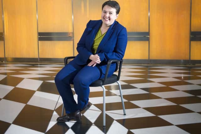 Ruth Davidson has had tough times in her life which has stood her in good stead for politics. Picture: Jane Barlow