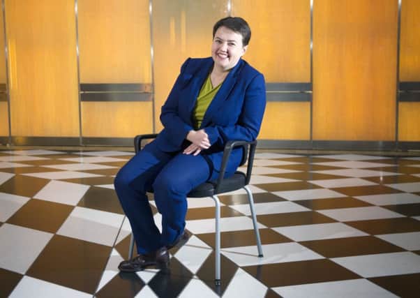 Ruth Davidson has had tough times in her life which has stood her in good stead for politics. Picture: Jane Barlow