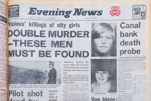 How the Evening News reported the murders.