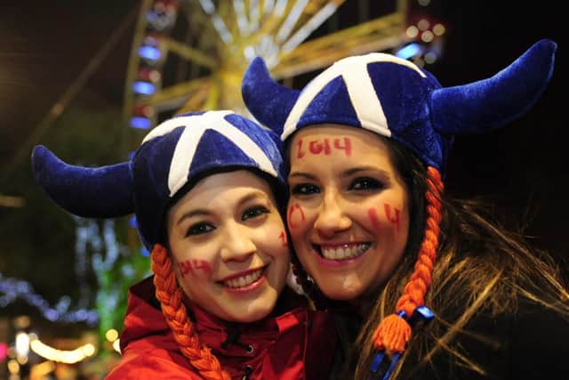 Revellers enjoy last years Hogmanay. Picture: SWNS