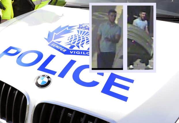 Police have released pictures of a man they wish to speak to. Montage: Michael Gillen/Police Scotland