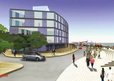 An impression of the Waterfront revamp which Mark Lazarowicz believes could be built with the cash. Picture: comp