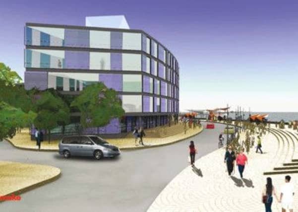 An impression of the Waterfront revamp which Mark Lazarowicz believes could be built with the cash. Picture: comp