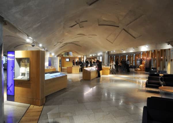 The Parliament foyer area is considered to be too dark. Picture: Phil Wilkinson