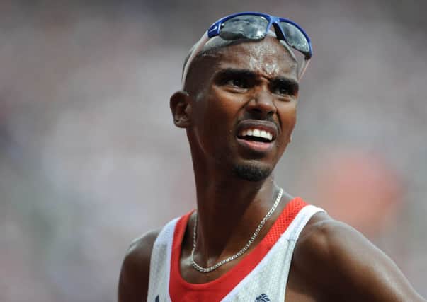 Mo Farah has announced his first race of 2015 will be the Great Edinburgh Cross Country in January. Pic: Ian Rutherford
