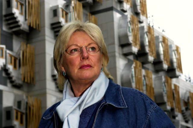 Artist Gerard M Burns, below, has been commissioned to create a portrait of Margo MacDonald. Picture: Esme Allen