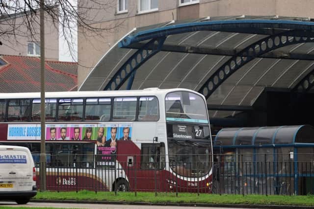 Several drivers are refusing to stop at Pennywell shopping centre. Picture: Neil Hanna