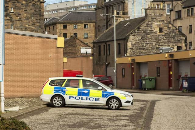 The attack happened at a leith industrial estate. Picture: Malcolm McCurrach