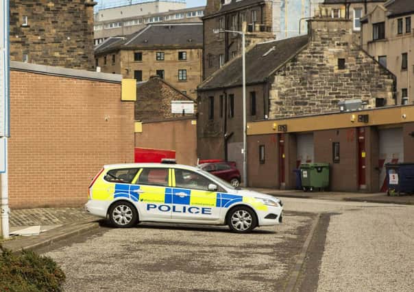 The attack happened at a leith industrial estate. Picture: Malcolm McCurrach