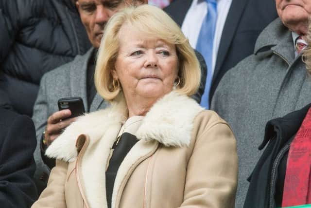 Ann Budge said she was appalled by the behaviour of the Celtic fans. Picture: Ian Georgeson