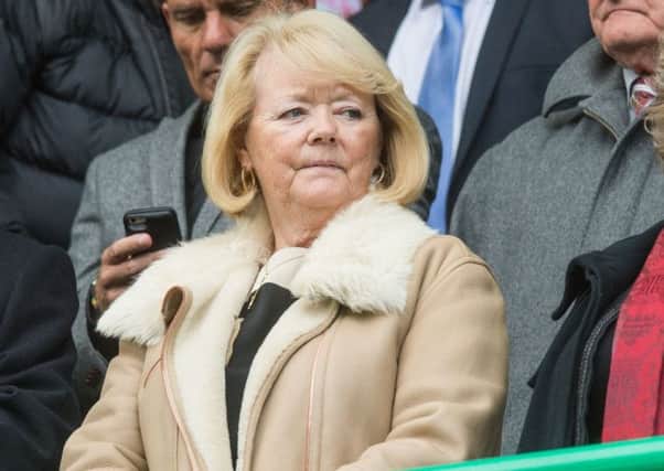 Ann Budge said she was appalled by the behaviour of the Celtic fans. Picture: Ian Georgeson