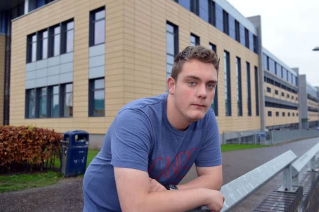 Edinburgh College student Cameron Conner. Picture: Jon Savage