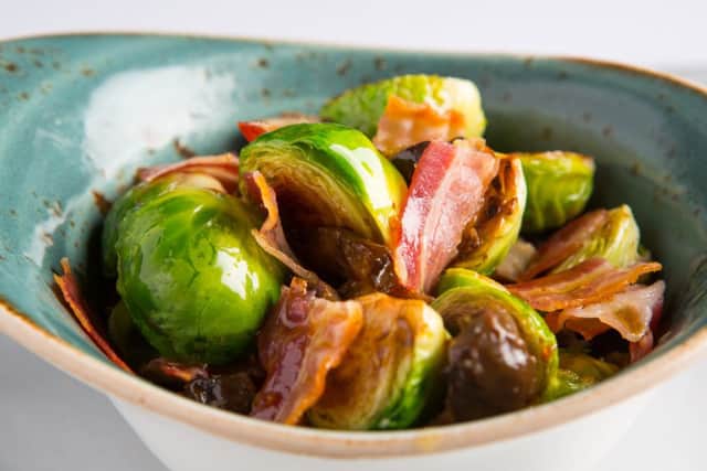 Brussel Sprouts, Chestnuts and Pancetta