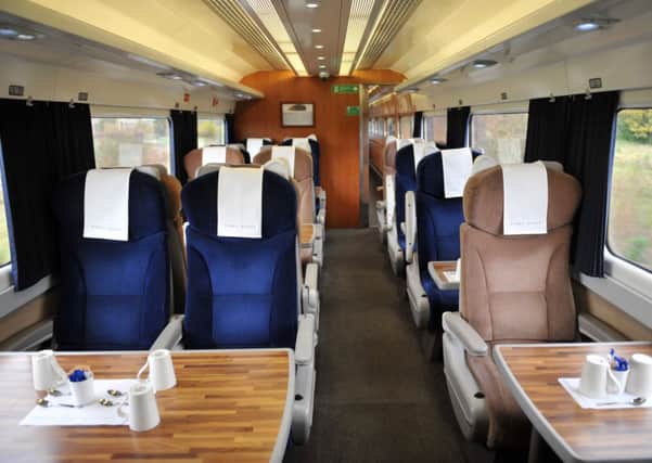 Travelling first class thanks to an East Coast Rail offer proved an eye-opener. Picture: TSPL