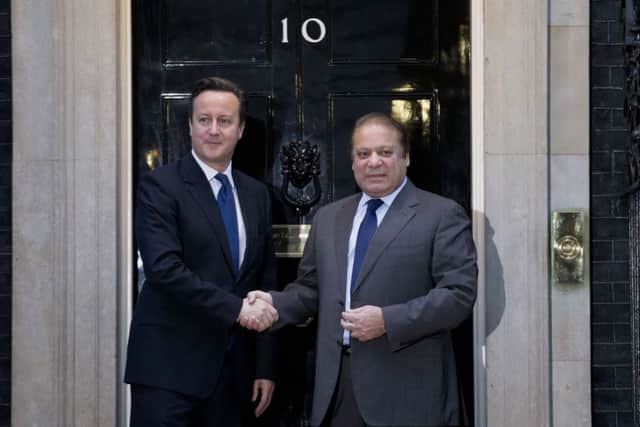 David Cameron met Pakistan's Prime Minister Nawaz Sharif. Picture: PA