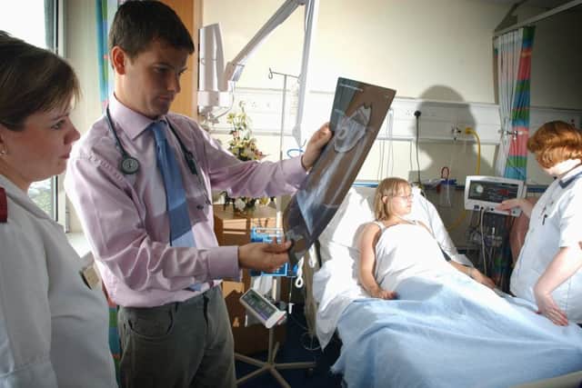 Agency staffing costs are making a large hole in NHS Lothians finances and savings need to be found. Picture (posed by models): Tony Marsh