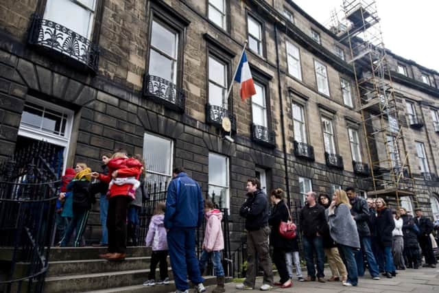 The cuts at the consulate on Randolph Crescent will affect more than 5000 French nationals. Picture: Ian Georgeson