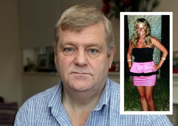 Michael Reynolds lost his daughter Cara. Pictures: SWNS