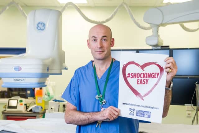 Dr Miles Behan shows his support for our campaign. Picture: Ian Georgeson