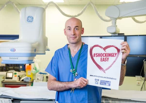 Dr Miles Behan shows his support for our campaign. Picture: Ian Georgeson