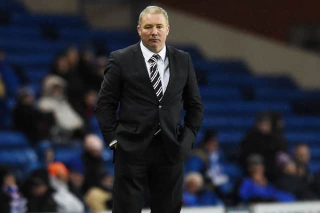 Ally McCoist has struggled this season at Rangers. Picture: SNS