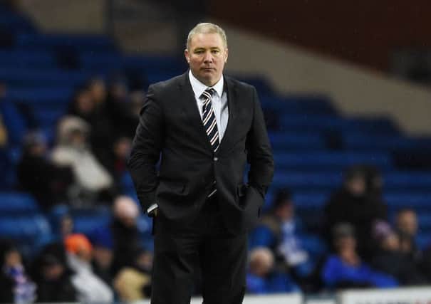 Ally McCoist has struggled this season at Rangers. Picture: SNS