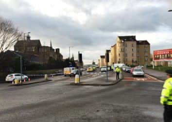 The scene of the incident on Lindsay Road. Pic: @Brusuth
