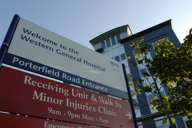 The Western General Hospital, Edinburgh. Pic: Cate Gillon