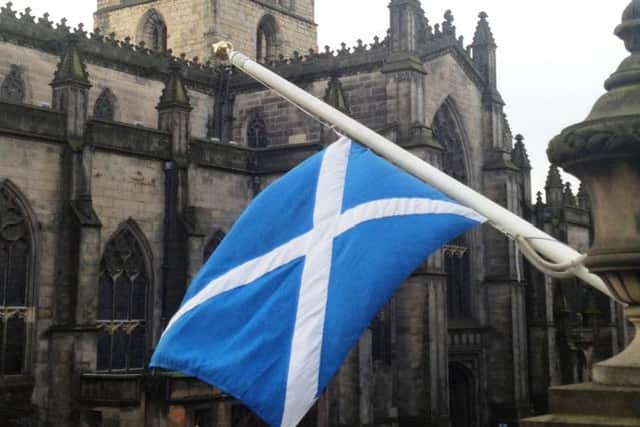 The flag at City Chambers. Picture: Comp