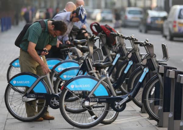 JCDecaux is hoping to replicate the success of Londons Boris-bikes in the Capital. Picture: Oli Scarff/Getty Images