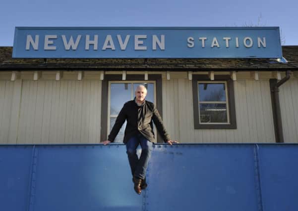 Richard Arnot has spent years restoring Newhaven Station. Picture: Scott Taylor
