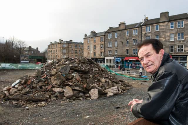 Jim Park at the Dalry Road site. Picture: Ian Georgeson