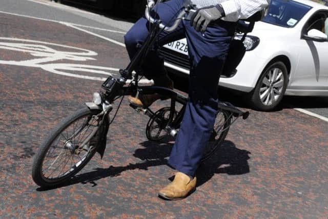 Cycling in Edinburgh may not be as safe as Glasgow. Picture: Greg Macvean