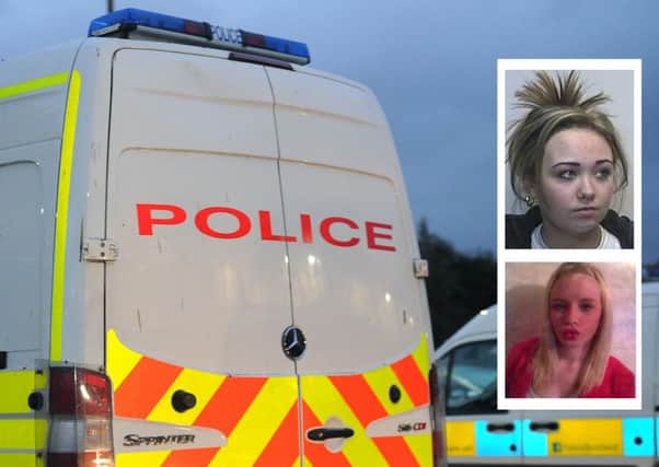 Shanice Henry, top, and Paris Rankin have been found. Pictures: Police Scotland
