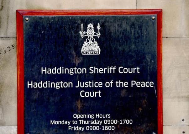 Ross Tait was jailed at Haddington Sheriff Court. Picture: Gordon Fraser