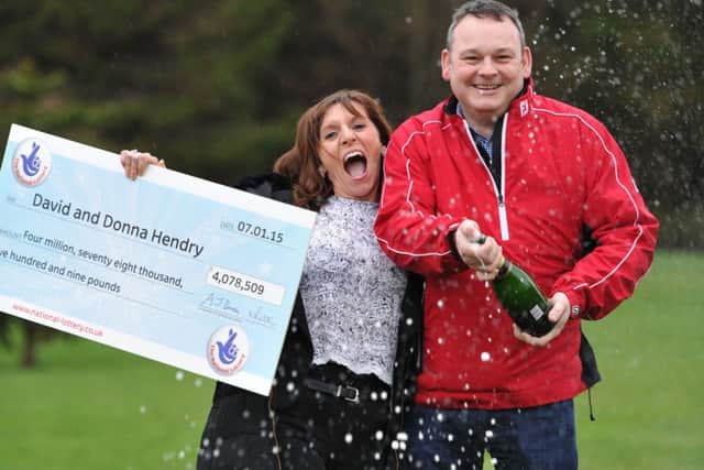 David and Donna Henry celebrate. Picture: Ian Rutherford