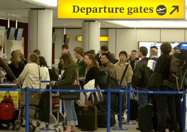 Passenger numbers were up four per cent at the airport. Picture: Ian Rutherford