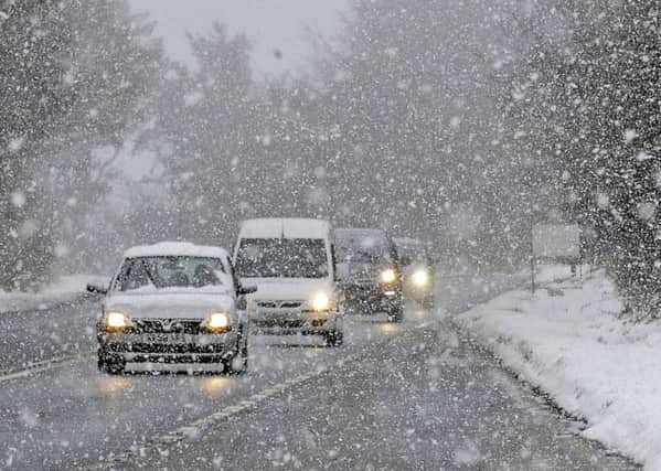 Many roads have been badly affected by the wintry weather