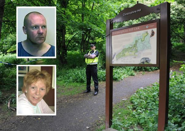 James Dunleavy killed his mother Philomena and dumped her remains at Corstorphine Hill. Pictures: Ian Rutherford/Police Scotland