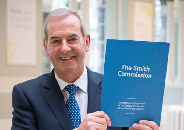 Lord Smith with his commission's report. Picture: Alex Hewitt