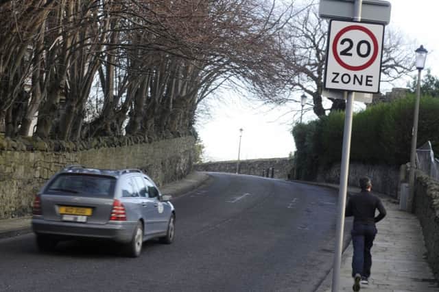 Joggers frequently overtake cars in the city. Picture: Greg Macvean