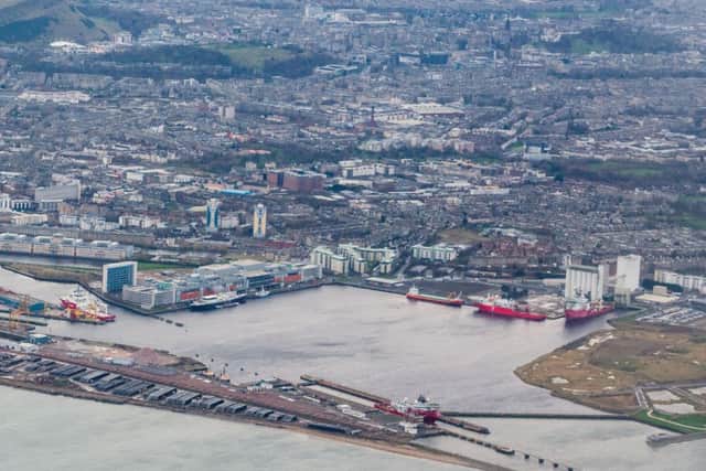 The holidaymaker was hurt at Port of Leith. Picture: Ian Georgeson