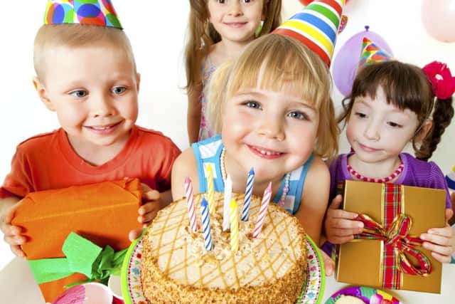 The innocent  and cheap  days of a birthday sponge and pass the parcel have been replaced with the likes of funfairs and other elaborate celebrations. Picture: Getty
