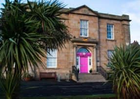 The fashion school's door is staying pink. Picture: Alexander Lawrie