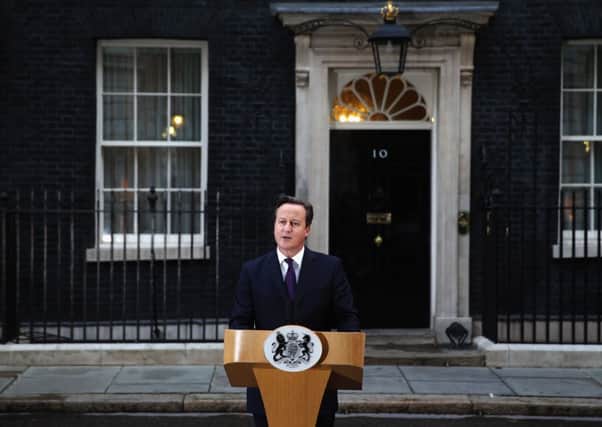 David Cameron delivers his post-referendum speech